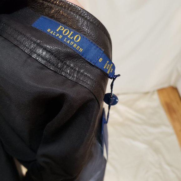 ❣Host Pick❣ POLO Ralph Lauren Blue Label Sheep Leather Skirt - Picture 8 of 8